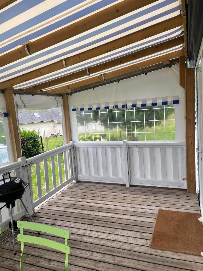 Mobil-Home 4/6 Personnes , Terrasse Couverte ,Piscine Chauffee . Biville-sur-Mer Екстер'єр фото